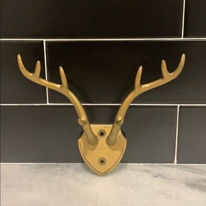 Gold Antler Key Hook